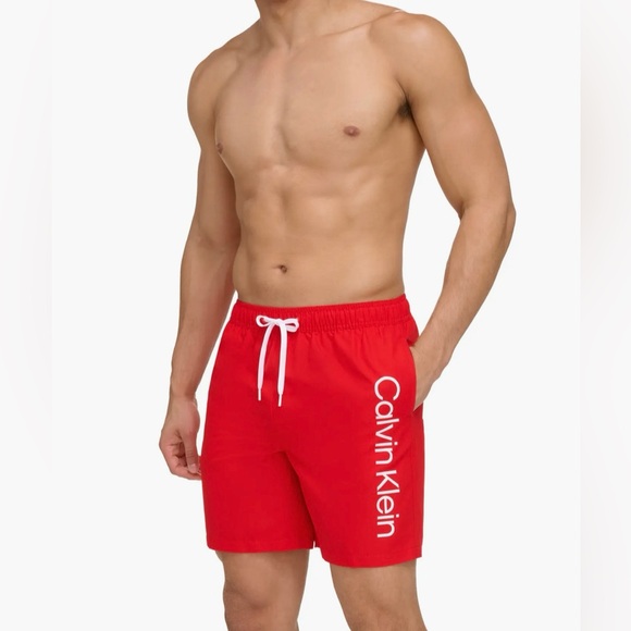 CALVIN KLEIN CORE VOLLEY SWIM TRUNKS, NWT - Picture 5 of 5